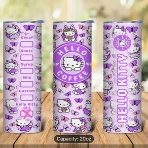 1pc 20oz Hello Kitty Kawaii Cute Cat Stainless Steel Insulated Mug,